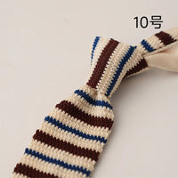 2025 New Striped Blue Neckties For Men Casual 6CM Narrow Ties Creative White Dots Neck Tie Wedding Party Accessories Cravat Gift