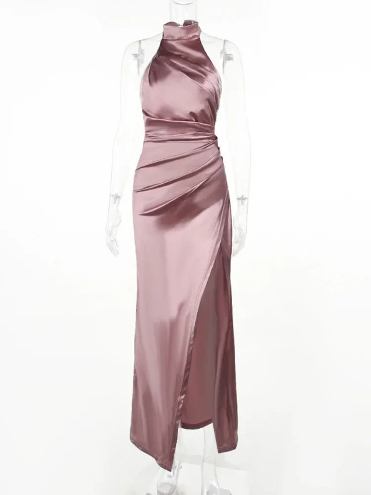 Elegant Luxury Party Evening Dress Sexy Women Sleeveless Long Halter D Mega Mart Center Elegant Luxury Party Evening Dress Sexy Women Sleeveless Long Halter D Mega Mart Center