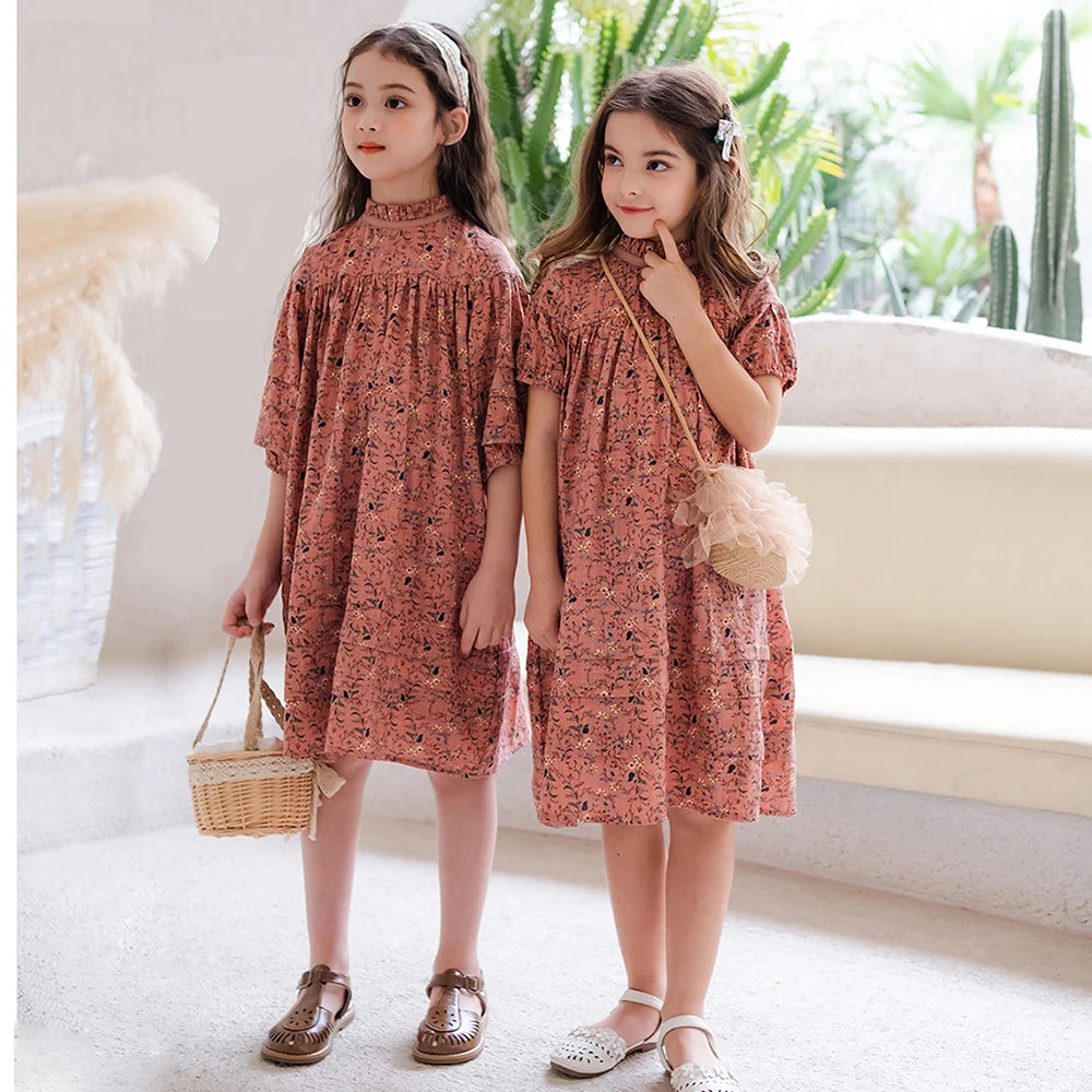6M To 18Y Kids Baby Girls Teen Summer Dress Women Midi Dress Children –  Mega Mart Center