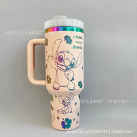 New Cute 40oz Stainless Steel Insulated Cup 1180ml 304 Stainless Steel Vacuum Insulated Car Coffee Cup Sports Outdoor Travel