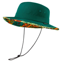 UPF 50+ Foldable Sun Hat Patterned Under Brim Bucket Hats for Summer Hiking Fishing Beach Safari Men Women