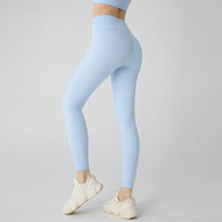 Summer Hot Sale Yoga Leggings Women High Waisted Hip Lifting Fitness Leggings Running Cycling Pants Breathable Sports Leggings