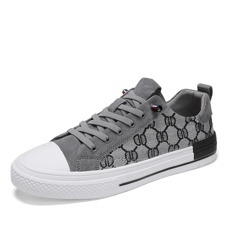 Hot Sale Men's Canvas Shoes Low Sneaker Lightweight Vulcanized Shoes Men Flats Loafers Breathable Casual Shoes Men Espadrille