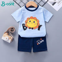 Children's Sets mother Kids Clothes Boys Girl T-shirt Shorts 2PCS Summer Cotton Short sleeve Baby Children Clothing Toddler Suit