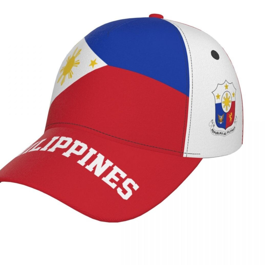 Unisex Philippines Flag Philippinese Adult Baseball Cap Men or Women