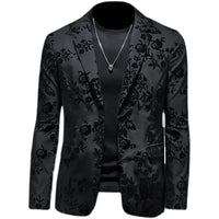 Men's Slim Fit Blazer Jacket Suit Business Wedding Casual Dress Coat Stage Show Costume 2025 Fashion Menswear