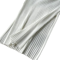 Women's White V-Neck Sleeveless Elastic Sundress Knit Bodycon Maxi Dress Solid Side Slit Casual Summer Daily Party Long Dress