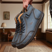 Women's Handmade Leather Casual Shoe Fashion Ankle Boots Business Outdoor Shoes Soft Homme Classic Ankle Non-slip Flats Moccasin