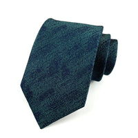 Fashion 8CM Mens Necktie Polka Dot Stripes Paisley Ties For Man Jacquard Woven Ascot Green Color Business Party Accessories