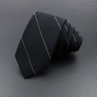 High Quality Plaid Striped Cotton Handmade Tie Men Necktie Narrow Collar Slim Casual Ties Business Party Suit Accessories Gift