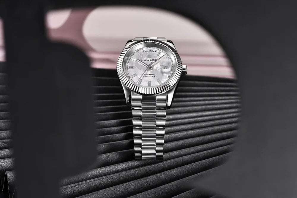 2025 New PAGANI DESIGN Luxury Men Mechanical Watches Rose Gold Automatic Watch For Men AR Sapphire Mirror Sports Clock Man Gifts