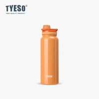 Tyeso Thermos Bottle Car Insulated Flask Water Tumbler for Outdoor Sports Travel Vacuum Flasks Stainless Steel Thermal Cup