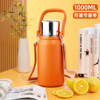 New large-capacity stainless steel insulated water cup outdoor sports food-grade insulated kettle
