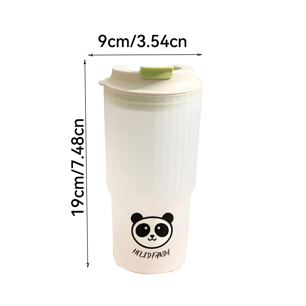 WORTHBUY Cute Bear Plastic Water Cup Large Capacity Water Bottle Travel Leak-proof Tumbler With Lid Portable Milk Coffee Cups