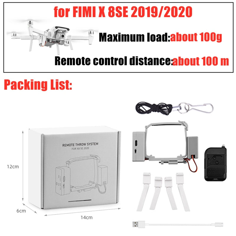 Airdrop System for DJI Mavic 3/2 Pro Zoom AIR 2 Mini 2/Mini 3 Drone  Wedding Ring Gift Deliver