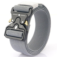 Genuine tactical belt quick release outdoor military belt soft real nylon sports accessories men and women black belt