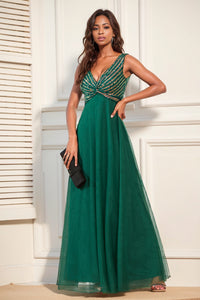 Sexy Maxi Sequin Long Evening Dresses Birthday Party Dress