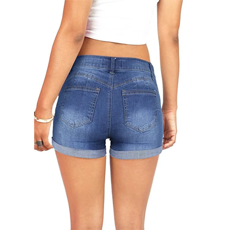 Women Denim Micro Shorts Summer Ladies Sexy Super Short Sexy Mini Shorts Night Club Woman Micro Denim Shorts 2025