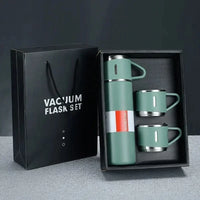 304 stainless steel insulated cup, three-lid business gift cup, gift box water cup