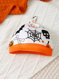 Winter  0-1  Years  Old   Infant  Baby  Boys  Halloween  Elements   Long   Sleeved   Jumpsuit
