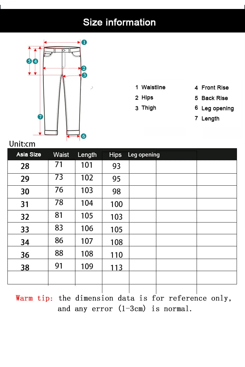 Jeans men straight tube loose 2024 autumn new item business elastic men's versatile casual pants trendy brand long pants men