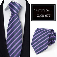 Luxury 56 Colors New Men's Tie Classic Floral Stripe Plaid 8cm Jacquard Neck Tie Necktie For Men Business Wedding Party