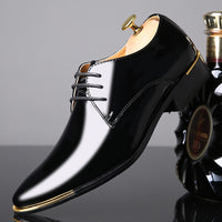 formal shoes men classic Patent leather wedding shoes men office coiffeur moda italiana men dress shoes leather erkek ay 657