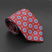Super Soft Bohemian Silk Ties Men's Fashion 7.5cm Necktie For Men Wedding Business Meeting Gravata Colorful Novelty Printing Tie