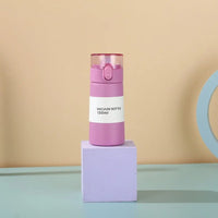 Mini Thermos Cup 150/250ml Leak-proof  Fashion Thermos Insulated Cup With Straw Portable One-button Opening Pocket Thermal Mug