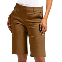Shorts For Women Trendy 2025 Casual Summer High Waisted Chino Shorts Straight Leg shorts Jogging Hiking Vacation Cargo shorts
