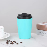 Insulated cup stainless steel coffee cup, vacuum bottle, insulated water hot and cold juice ice drink leak proof cup Customizabl
