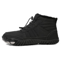 Winter Men Women Boots Leather Waterproof Anti-slip Wear-resistant Casual Outdoor Climbing Sneakers Warm Slip On Ankle Shoes