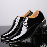 2022 Newly Men&#39;s Quality Patent Leather Shoes White Wedding Shoes Size 38-48