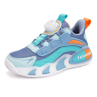 Childrens Sports Shoes 2026 New Mesh Rebound Daily Casual Walking Shoes Comfortable Anti Slip Flat Bottom Girls Jogging Shoes