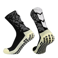 New 2022 Men Women Camouflage Arrow Soccer Socks Breathable Sports Silicone Anti Slip Grip Football Socks