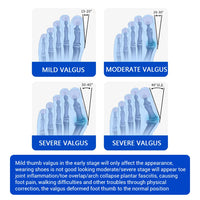 Bunion Corrector Toe Separator Foot Hallux Valgus Braces Orthotics Feet Bone Adjuster Correction Toe Straightener Foot Care Tool