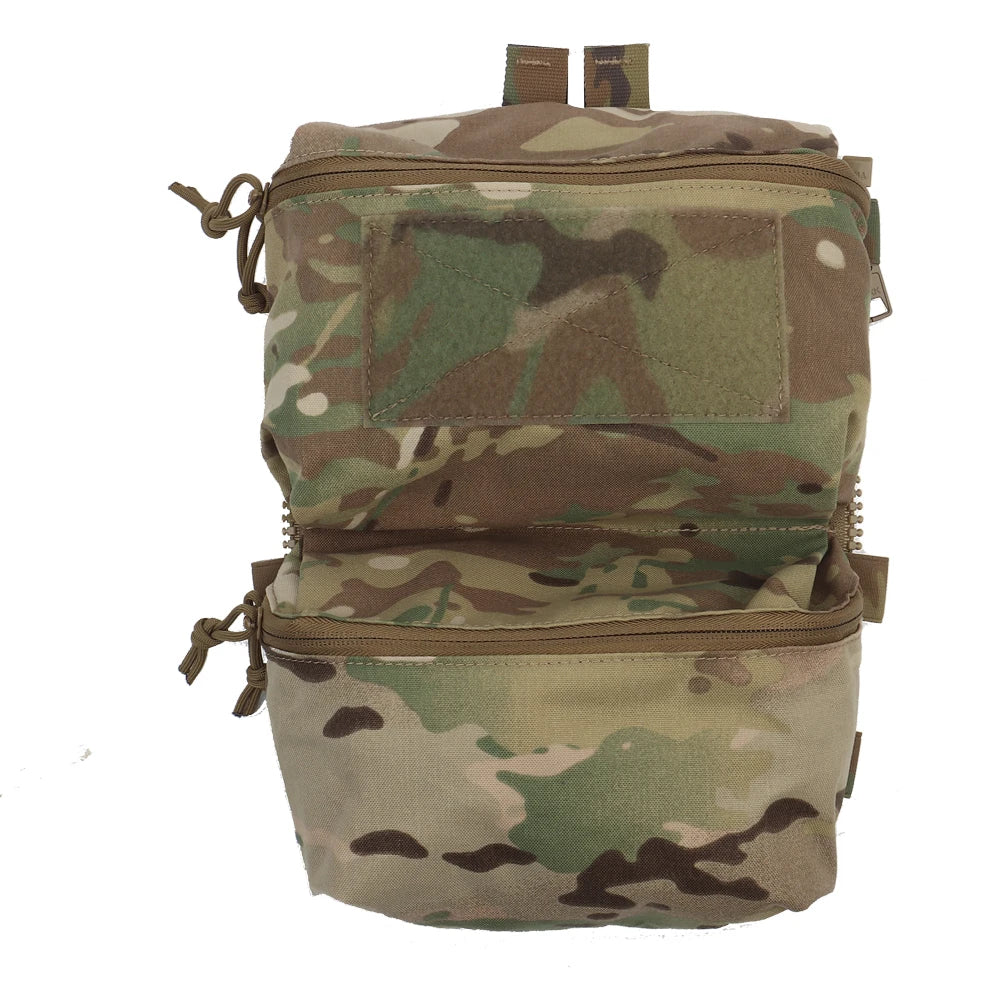V5 FCPC Tactical Vest Backplate Supplement Sub-package Militar Airsoft Hunting Vest Plate Carrier Mag Double Sundries Pouch