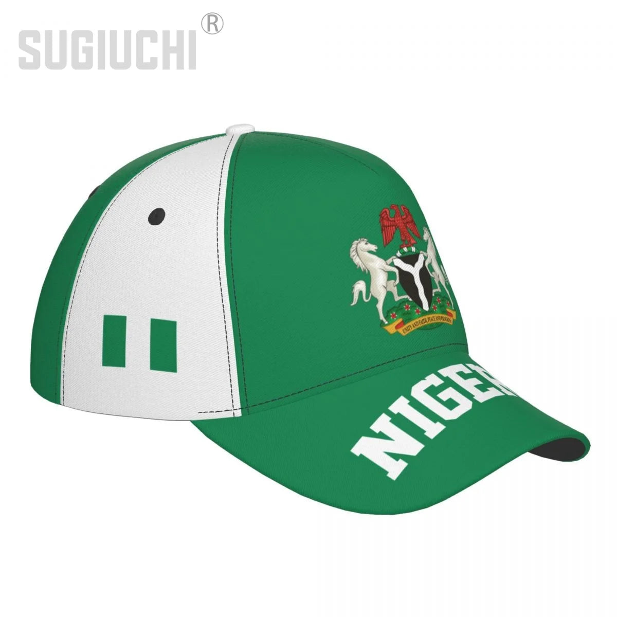 Unisex Nigeria Flag Nigerian Adult Baseball Cap Patriotic Hat for Baseball Soccer Fans Men Women