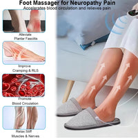 EMS Foot Massager Slippers Electric Feet Massage Shoes with Remote Control Pulse Muscle Stimulator Foot Massager to Relieve Pain