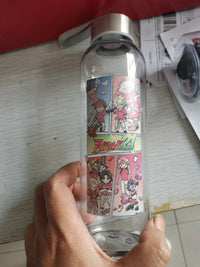 DIY Sports Water Bottles Portable 550ML Personalized Outdoor Safety Plastic Drinking Juice Cup Men Use For Gift Free Customized