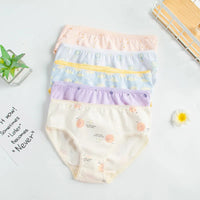 6PCS/Lot Kids Underwear Baby Girls Panties Cotton Floral Print Toddlers Shorts Briefs Cute Kid Panties Children's Underpants