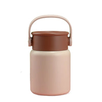 Easy To Clean Insulated Stainless Steel Thermos Cup Leak Proof 500ml Thermos Pot with Spoon Portable Vacuum Flask Travel