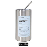Stainless Steel Coffee Cup Thermoses Double Wall Vacuum Flask Insulated Cup Portable Ice American Coffee Mug Water Bottle