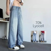 Mens Jeans Large Denim Jeans for Teens Trousers for Men Jean Baggy Pants Men's Fashion Man Male Trendyol Streetwear Korean Men´s