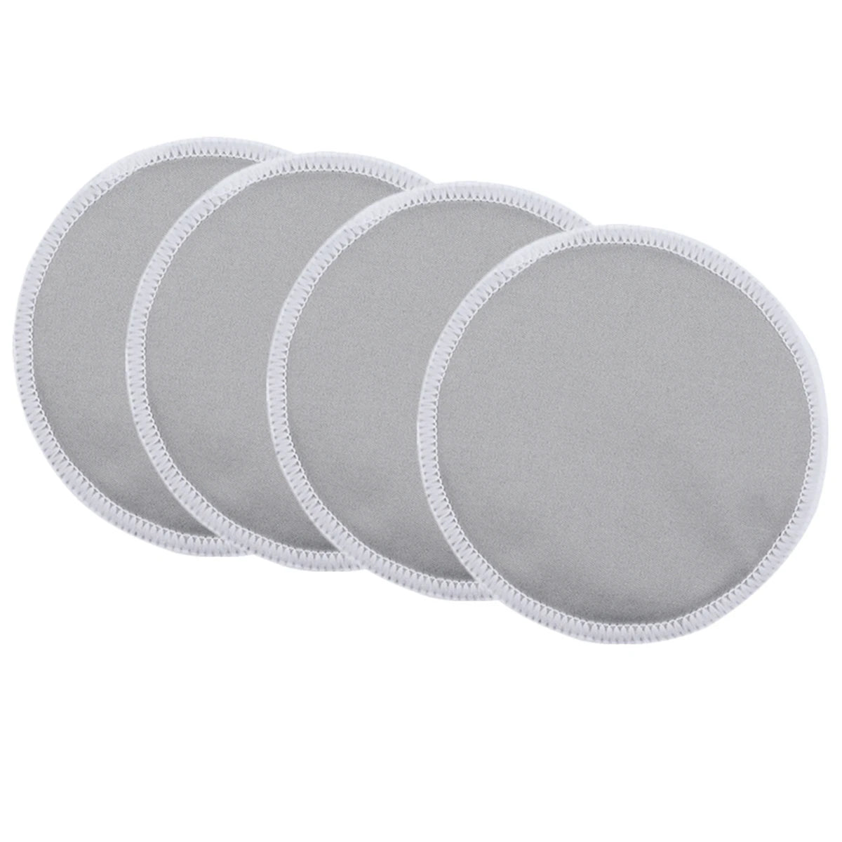 4Pc Rayon Made from Bamboo Nursing Breast Pads Washable & Reusable Breastfeeding Nursing Pads