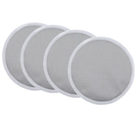 4Pc Rayon Made from Bamboo Nursing Breast Pads Washable & Reusable Breastfeeding Nursing Pads