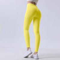 Summer Hot Sale Yoga Leggings Women High Waisted Hip Lifting Fitness Leggings Running Cycling Pants Breathable Sports Leggings