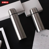 AIWILL 350/500ML Coffee Thermos Water Bottle  Stainless Steel  Vacuum Flask Thermoses Travel Mug Thermo Cup Thermos Coffee Mugs