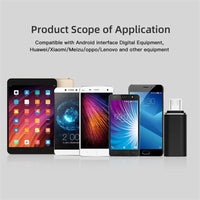 Micro USB Male To Type C Female Adapter USB-C Charger Converter Connector for Xiaomi Huawei Redmi Android Adapter
