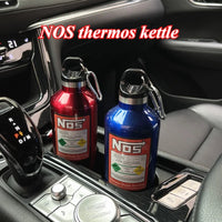 1Pcs Car Insulation Cup NOS Nitrogen Cylinder Vacuum Stainless Steel Kettle 500ML Stainless Thermos Cup Car Interior Accessories